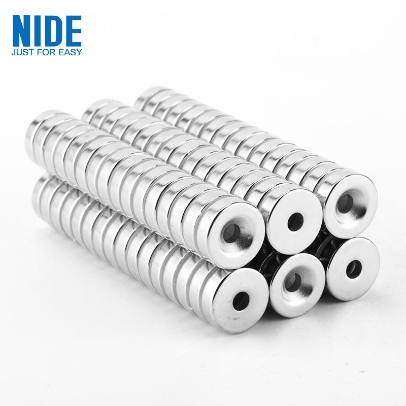 Round Neodymium Sintered NdFeB Magnet Mei Hole